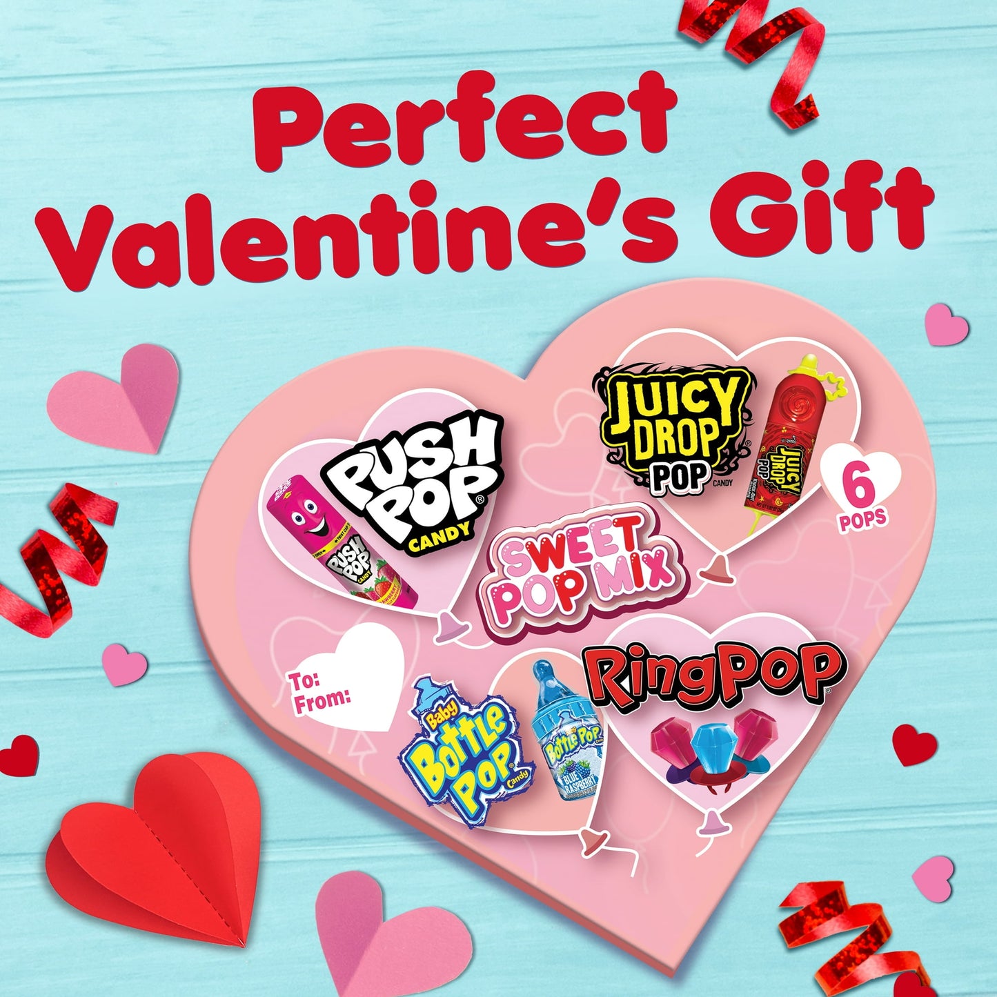 Image displaying text about the details of Valentine’s day candy for teens and adults