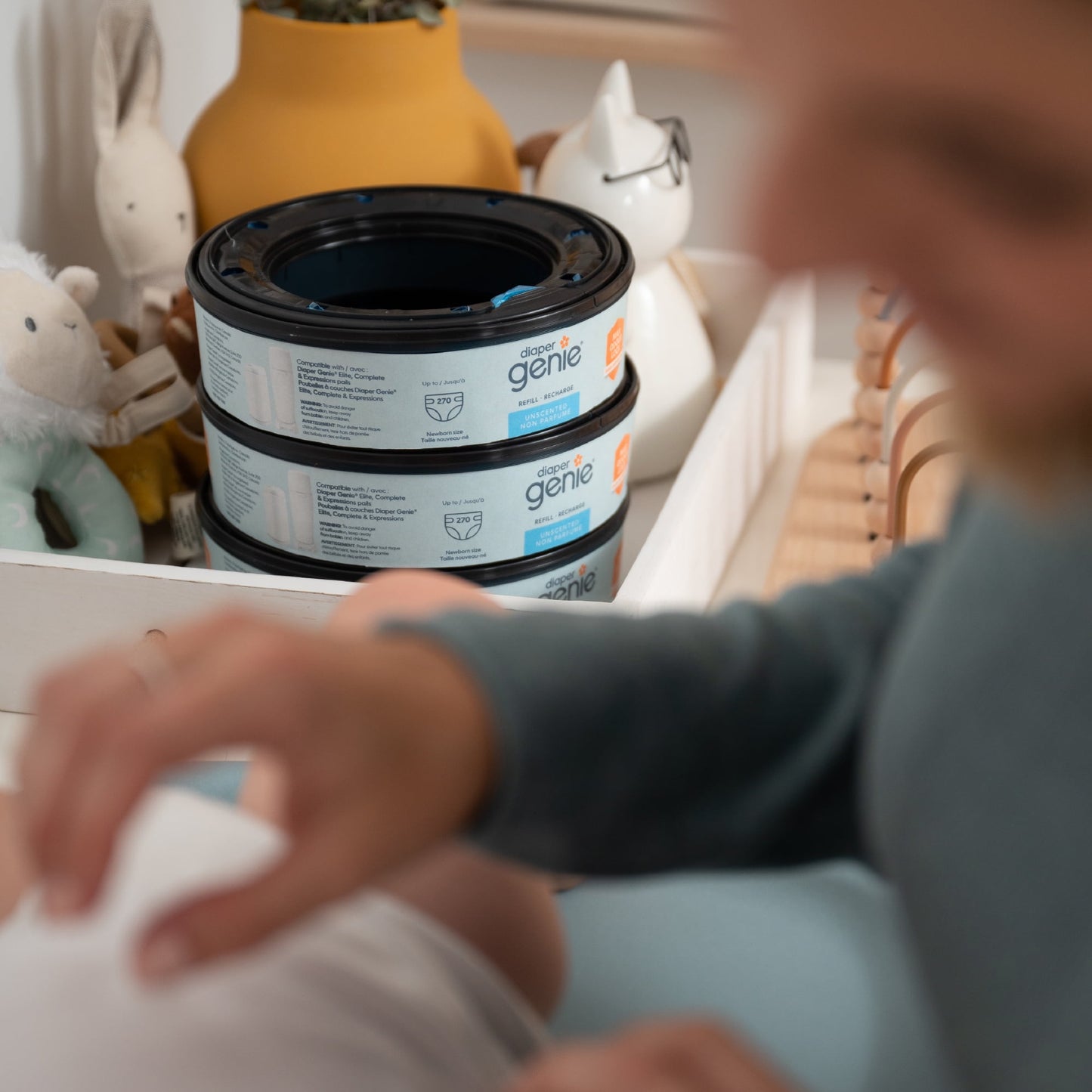 Diaper disposal product – convenient and practical item used for storing or managing baby diapers at home or on the go