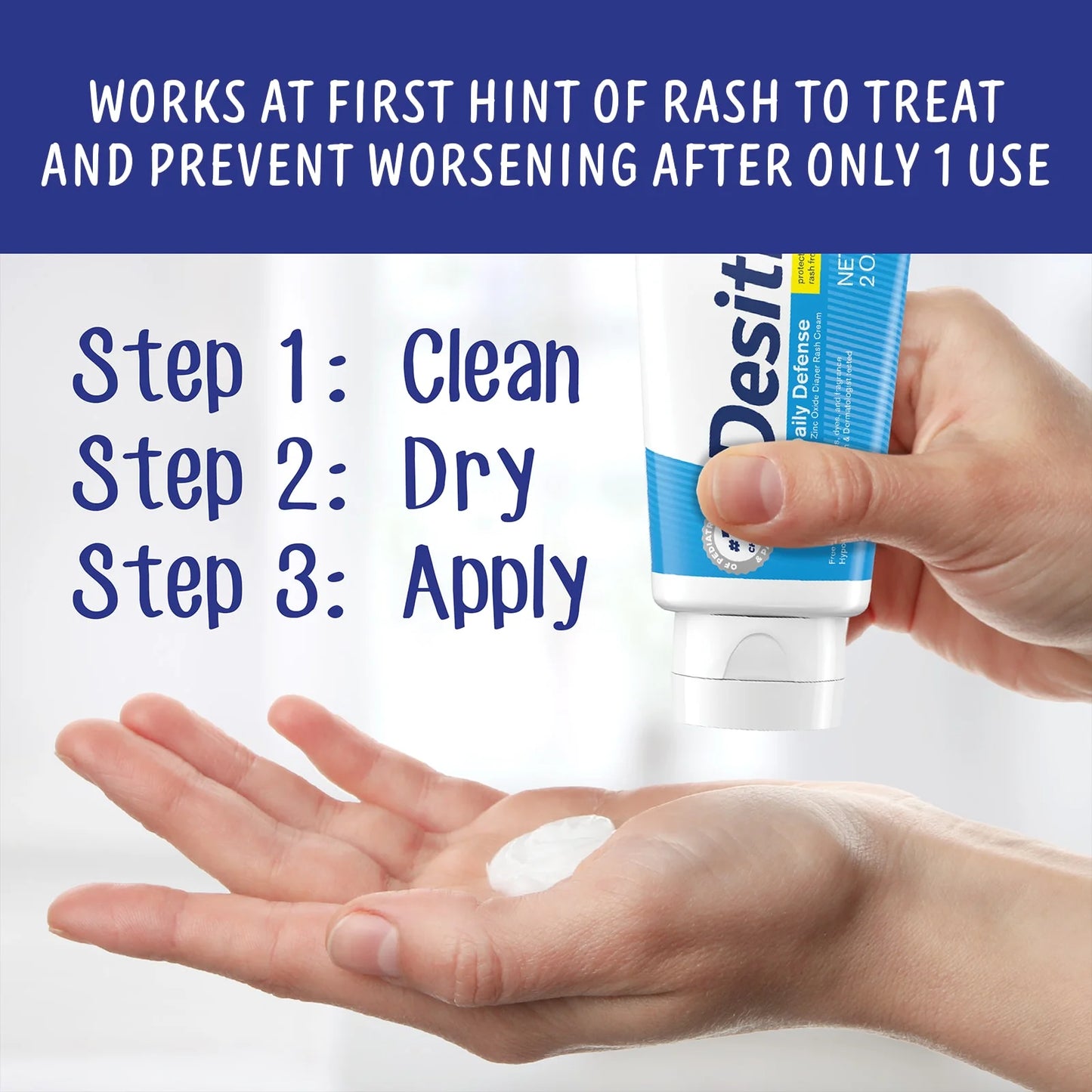 Desitin Rapid Relief Creamy Diaper Rash Ointment - 2oz