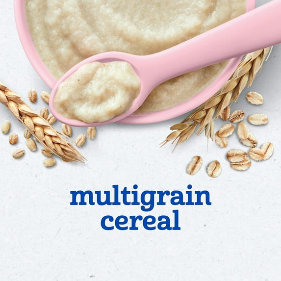Gerber Stage 2 Baby Food, Multigrain Cereal, Whole Grains, Baby Cereal 16 oz