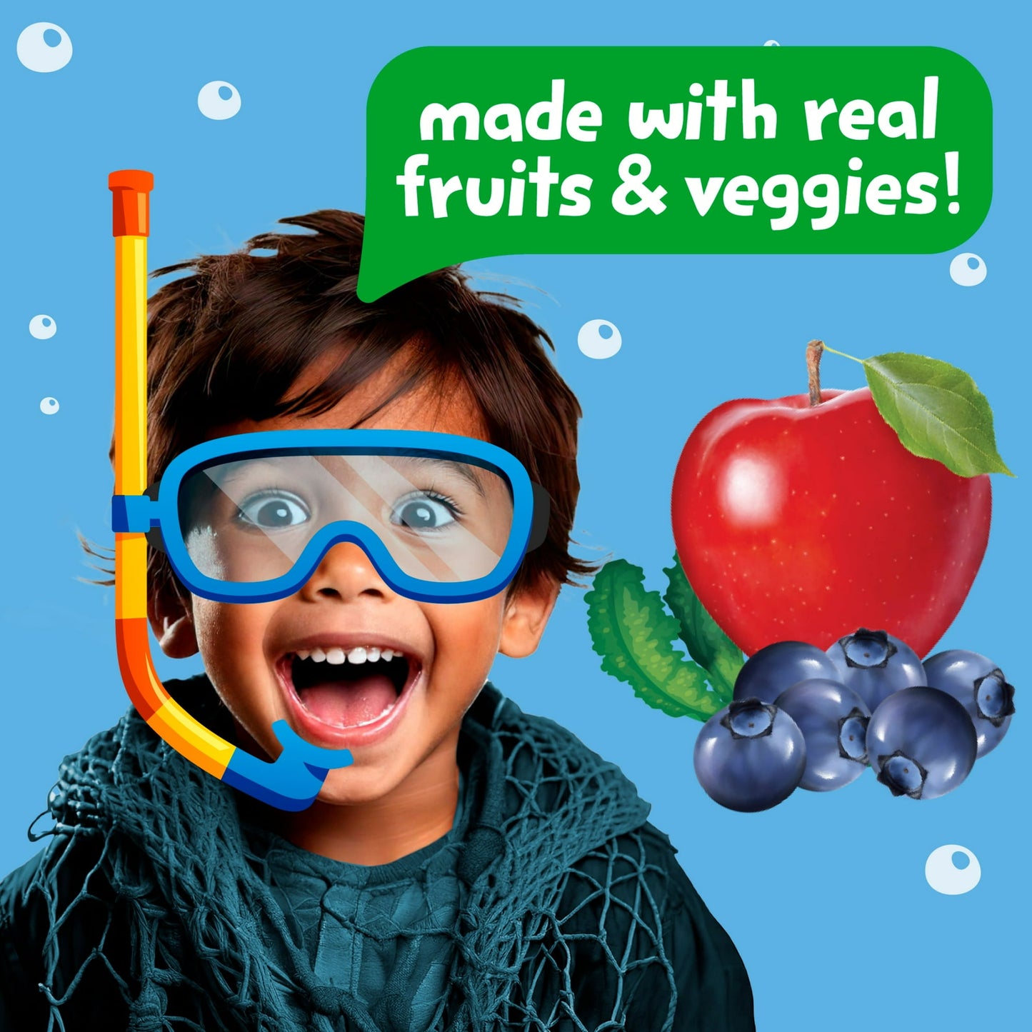 Get'ems from Gerber Kale, Apple & Blueberry Cookies, Kids Snack Made with Real Veggies & Fruits, Iron & Vitamin E