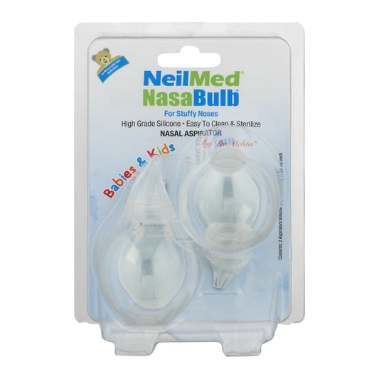 nasal aspirator packaging for babies and kids on a white background