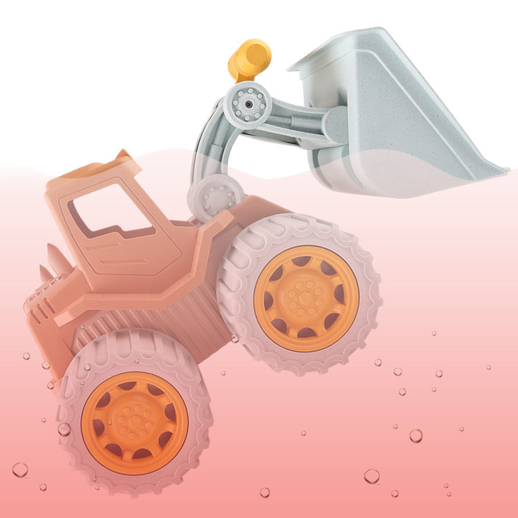 Children's Wheat Straw Medium Beach Simulation Dredger Toy-2