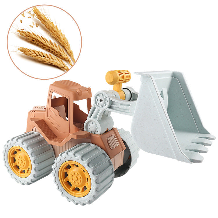 Children's Wheat Straw Medium Beach Simulation Dredger Toy-0