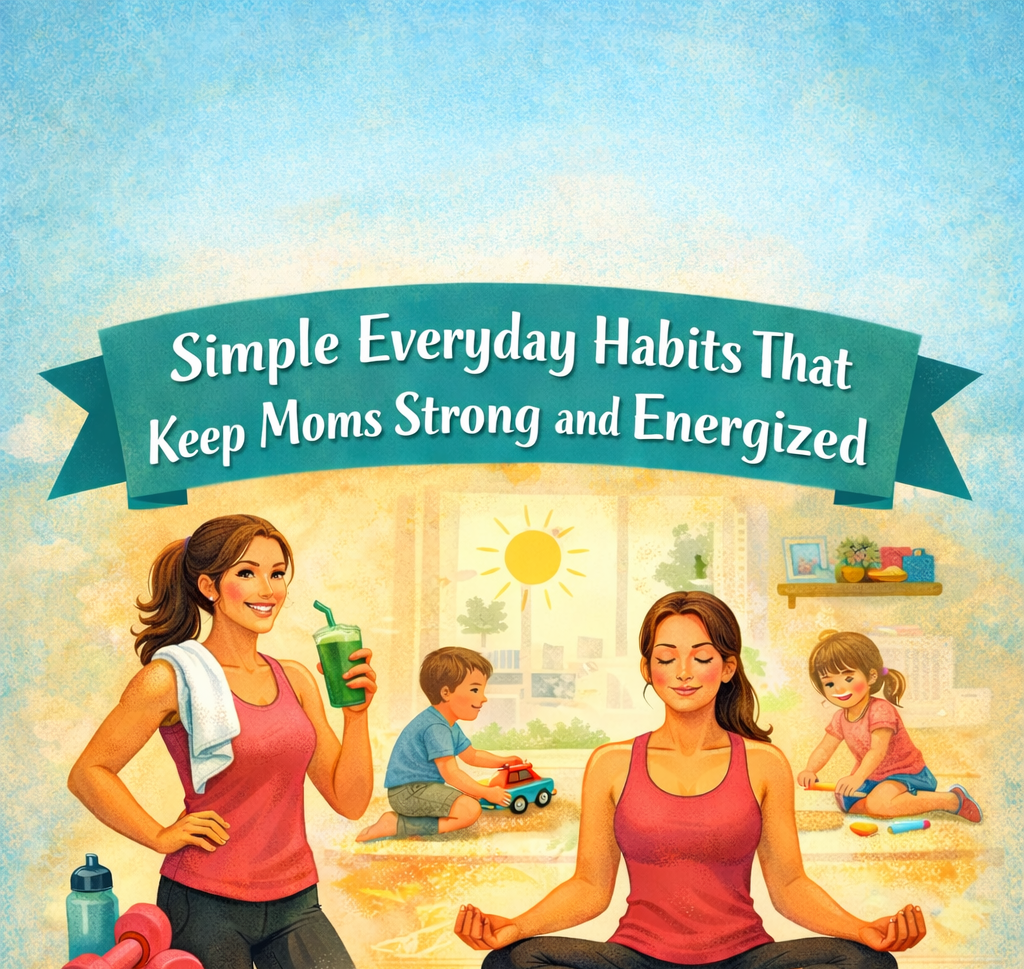 Healthy Mom, Happy Home: Simple Everyday Habits That Keep Moms Strong and Energized