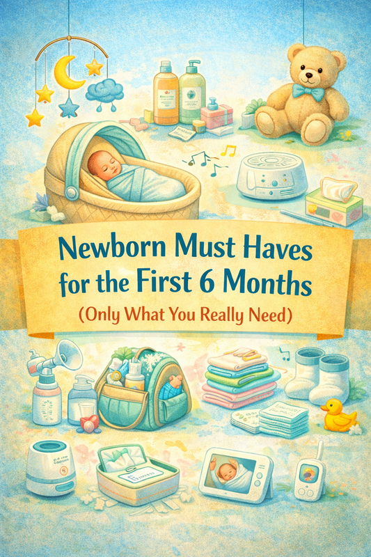 Newborn Must Haves for the First 6 Months (Only What You Really Need)