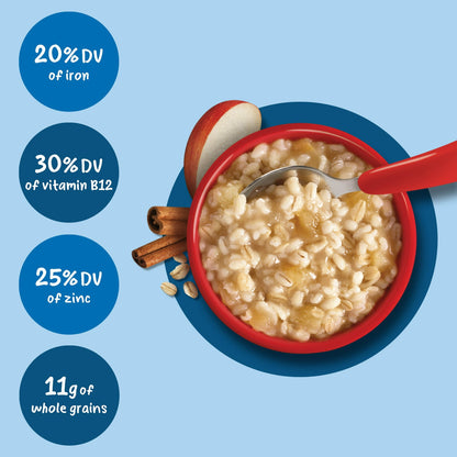 Gerber Mealtime for Toddler, Oatmeal & Barley Cereal, Apple Cinnamon, 4.5 oz