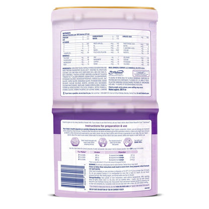 Baby milk formula packaging image showing nutritional information and branding – designed for infant nutrition and healthy growth.