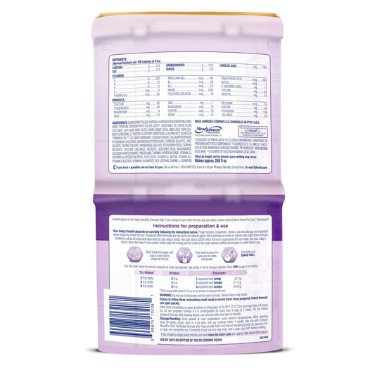 Baby milk formula packaging image showing nutritional information and branding – designed for infant nutrition and healthy growth.