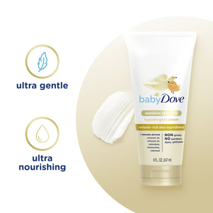Image showing text about ingredients and details of a Baby gift set