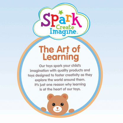Spark.Create.Imagine. Snuggle and Teethe Cow Plush, 10 in, Ages 0 Months+