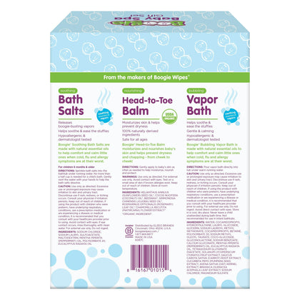 Image showing text about ingredients and details of a Baby gift set