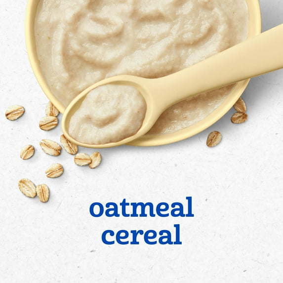 Gerber Stage 1 Baby Food, Baby Oatmeal Cereal, 8g Whole Grains, Infant Cereal 16 oz