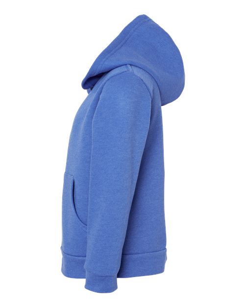 Toddler Zip-Up Hoodie Heather True Royal – Soft Fleece Cotton Blend | Kids Hoodie | Unisex Toddler Jacket