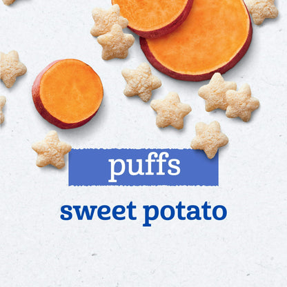 Gerber Snacks for Baby Grain & Grow Puffs, Sweet Potato, 1.48 oz Canister