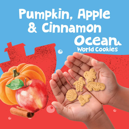 Gerber Get'ems Pumpkin, Apple & Cinnamon Cookies, Kid Snacks Made with Real Veggies & Fruits, 5 oz Bag
