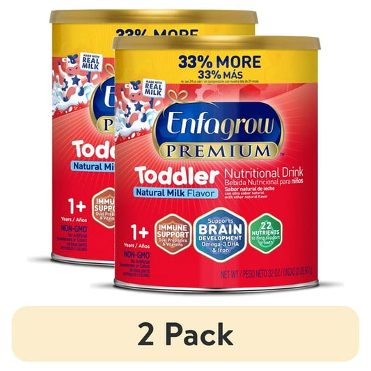 Enfagrow Premium Toddler Nutritional Drink, To Support Picky Eaters, 32 oz Can (2 pack)