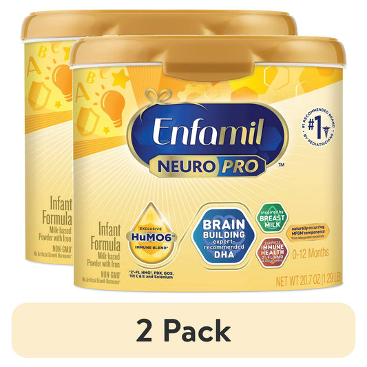 Enfamil NeuroPro Powder Baby Formula, Brain Support, 20.7 oz Tub