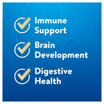 Product image displaying written details and features about baby formula