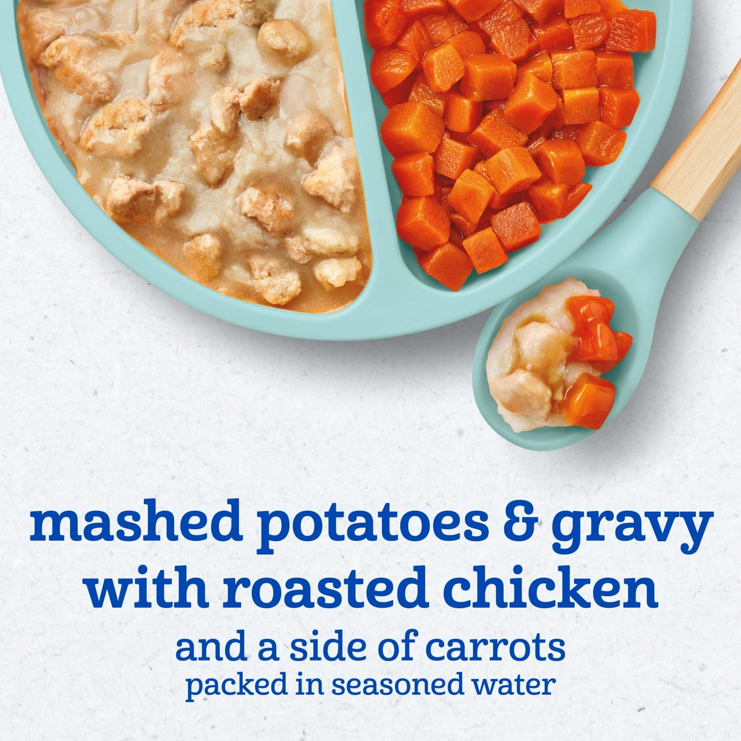 Gerber Toddler Food, Mashed Potatoes & Gravy with Chicken, Mealtime for Toddler 6.6 oz