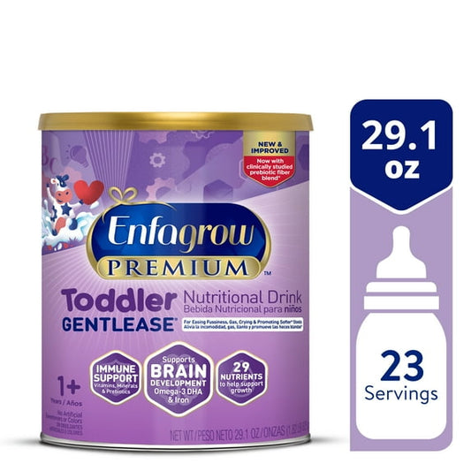 Enfagrow Premium Gentlease Toddler Nutritional Drink, For Sensitive Bellies, 29.1 oz (2 pack)