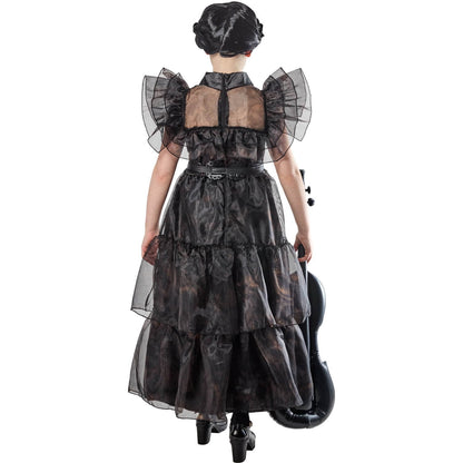 Wednesday Rave'n Dress Kids Costume