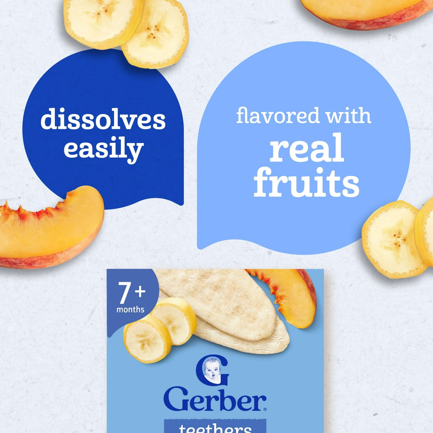 Gerber Stage 3 Baby Food, Banana Peach, 1.7 oz Box