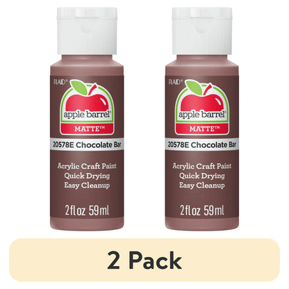 2 pack Acrylic craft paint with matte finish – great for arts, crafts, and DIY projects