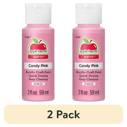 2 pack Acrylic craft paint with matte finish – great for arts, crafts, and DIY projects