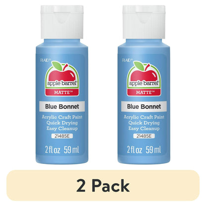 2 pack Acrylic craft paint with matte finish – great for arts, crafts, and DIY projects