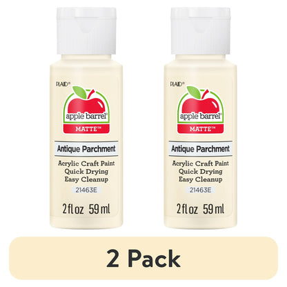 2 pack Acrylic craft paint with matte finish – great for arts, crafts, and DIY projects