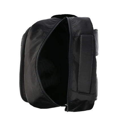 Modern compact backpack combines sporty style, practical organization, and long-lasting performance.