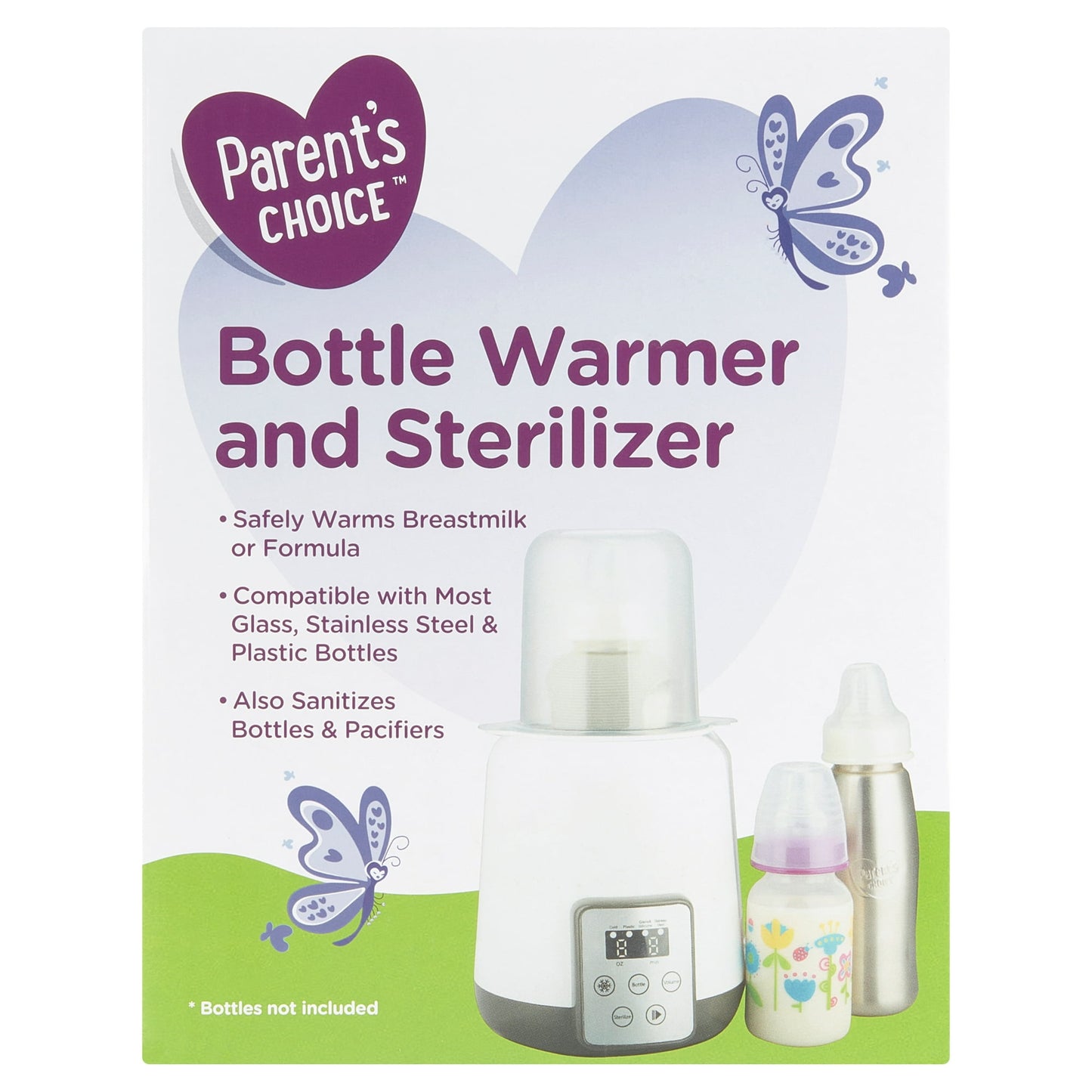 Image displaying a baby bottle warmer/sterilizer in it's box