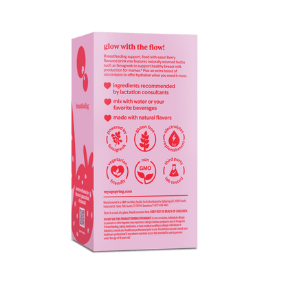 Lactation support drink mix - designed to help breastfeeding moms with nourishment and milk production
