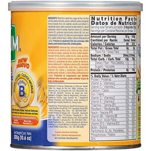 Nestle Nestum Infant Cereal, 5 Cereals, 10.6 OZ (Pack of 6)