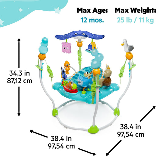 Baby activity jumper – engaging play item designed to encourage movement, exploration, and sensory development for little ones