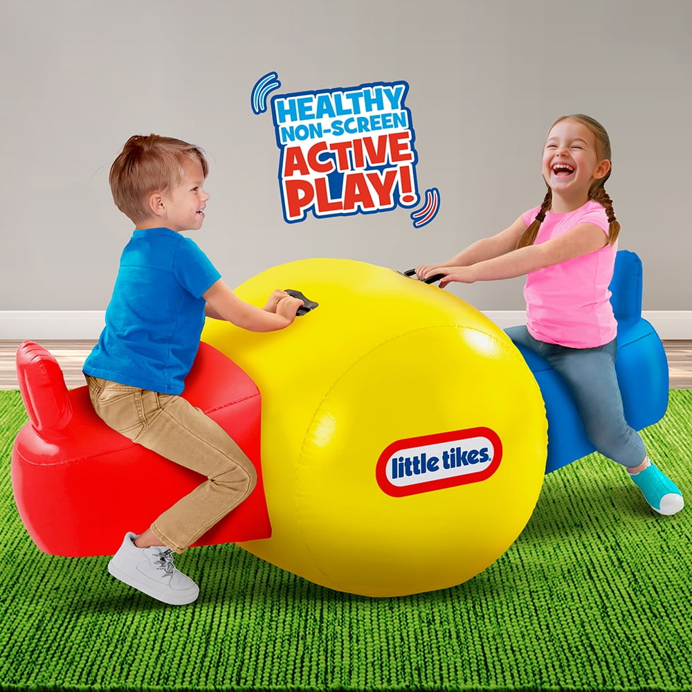 Colorful kids outdoor play equipment for active backyard fun and physical play for toddlers and young children.