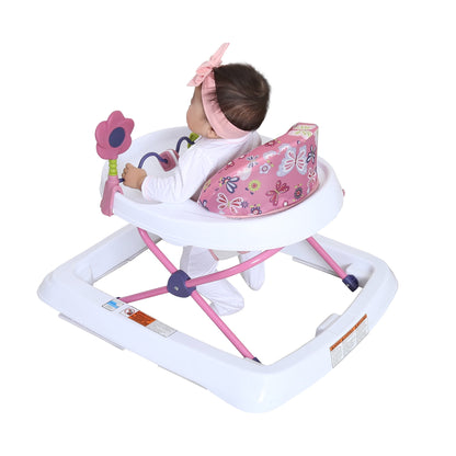 Image displaying a baby in a baby activity walker