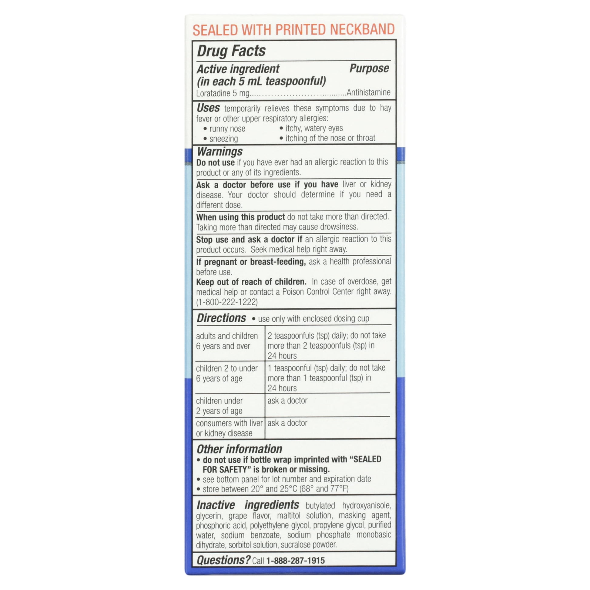 Image displaying text about ingredients and details of a gentle relief product