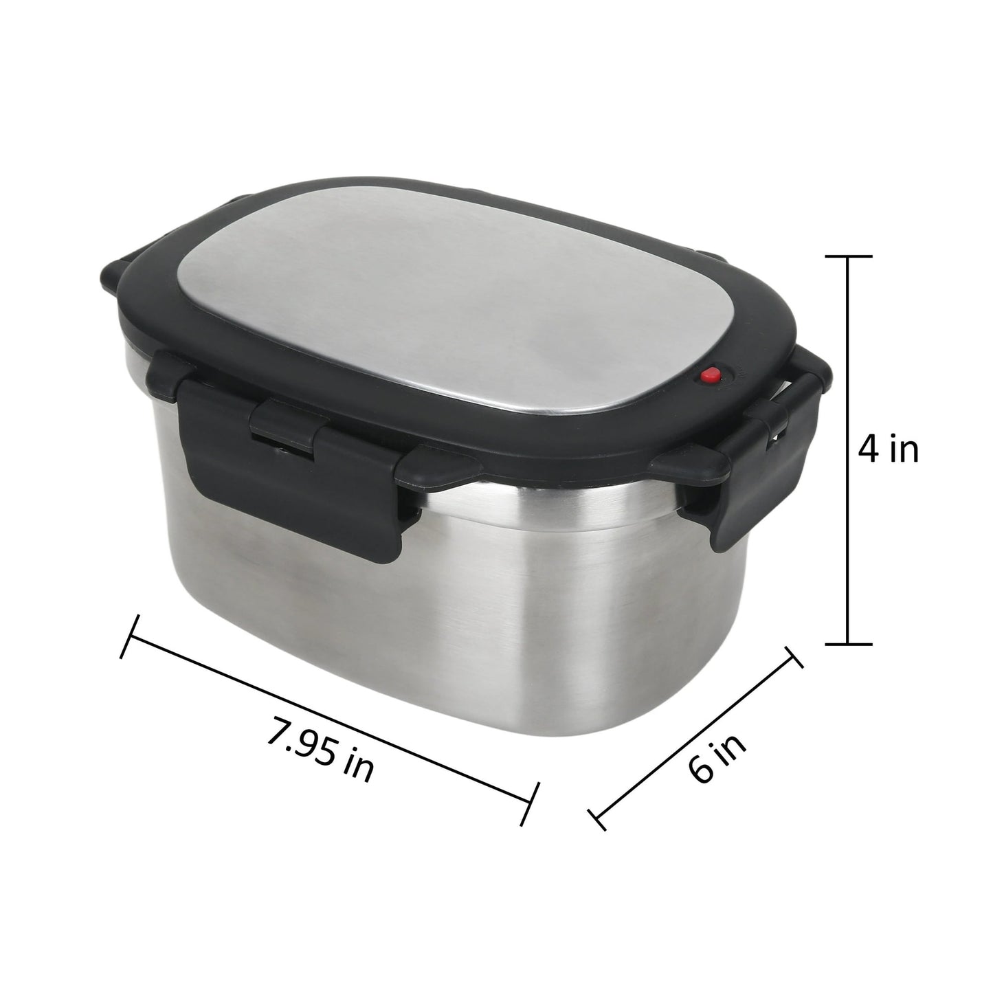 Reusable lunch box displayed on a white background.