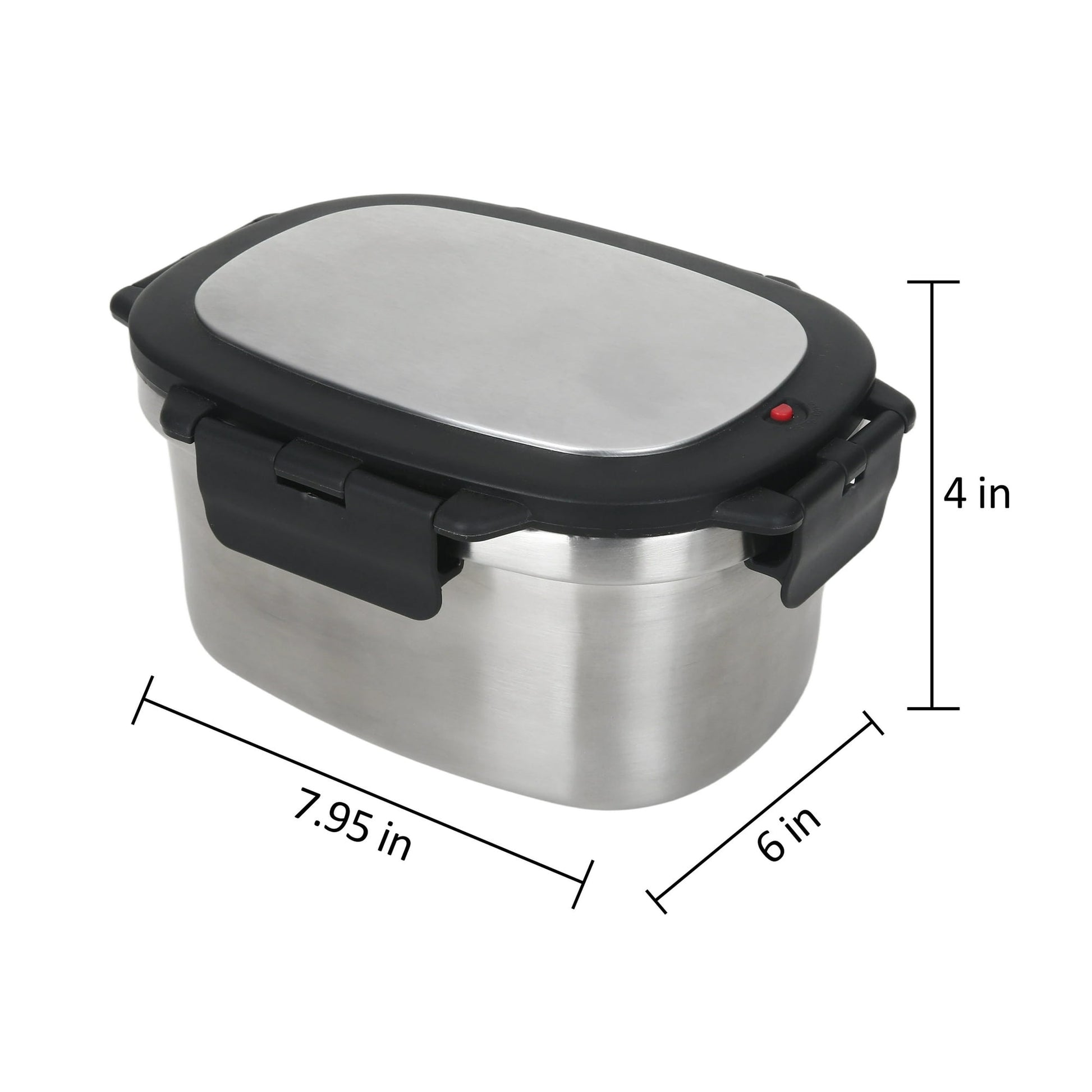 Reusable lunch box displayed on a white background.