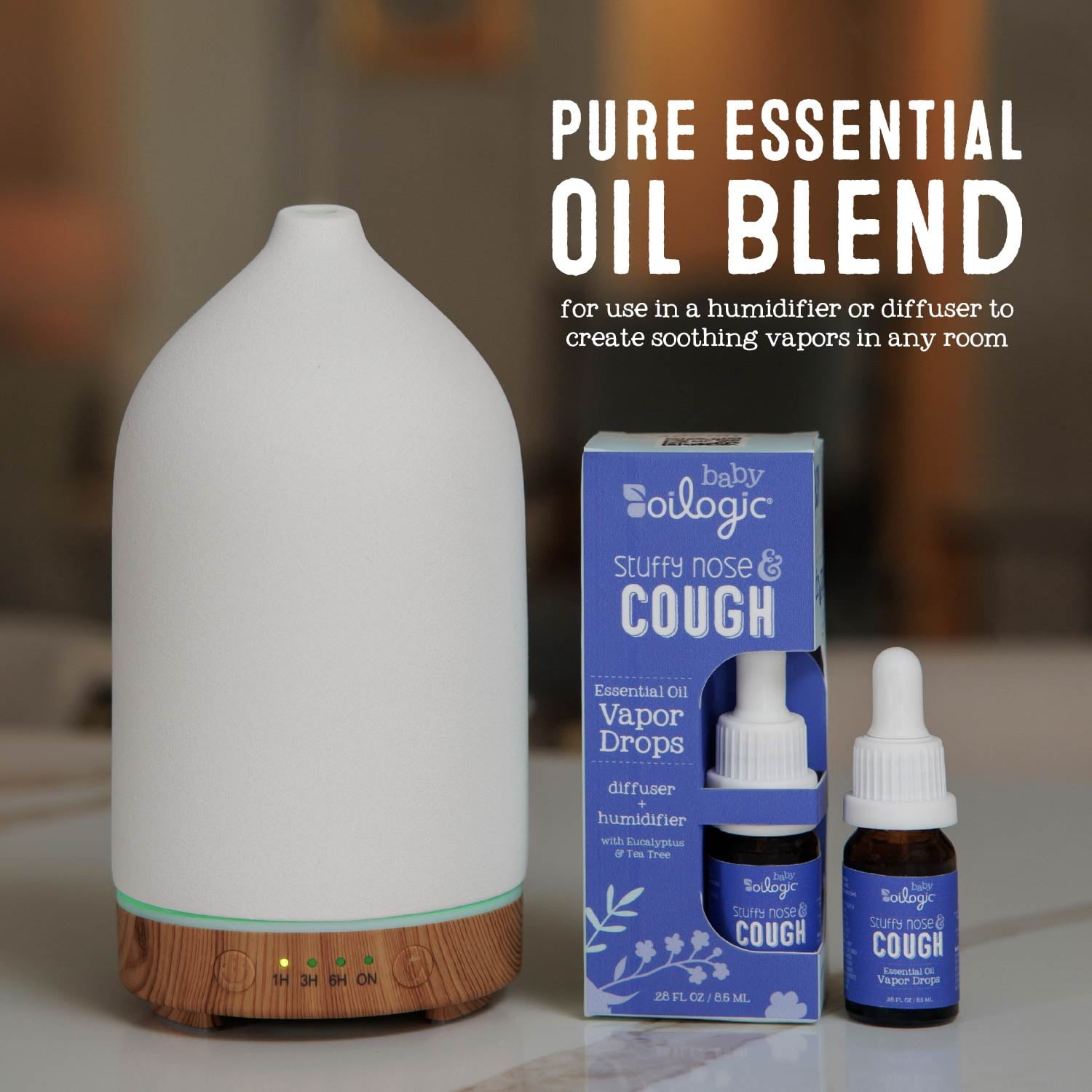 Health and wellness essentials – gentle relief product made to support comfort and wellness during flu, cold, cough or fever