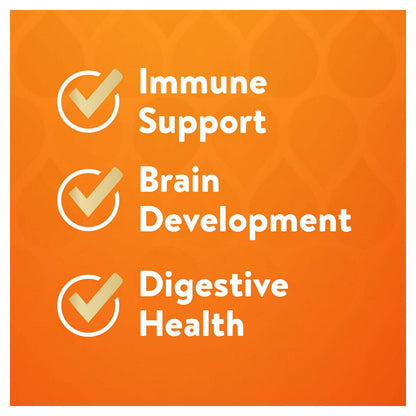 Product image displaying written details and features about baby formula