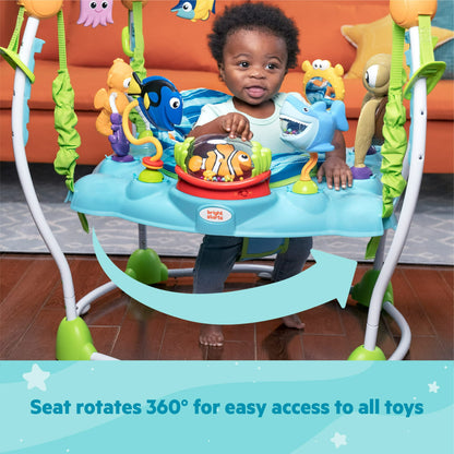 Image displaying a Baby activity jumper with a baby inside