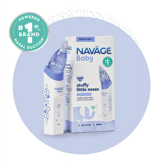 Navage Baby Nasal Aspirator - Gentle Nasal Aspirator for Baby Congestion & Stuffy Noses
