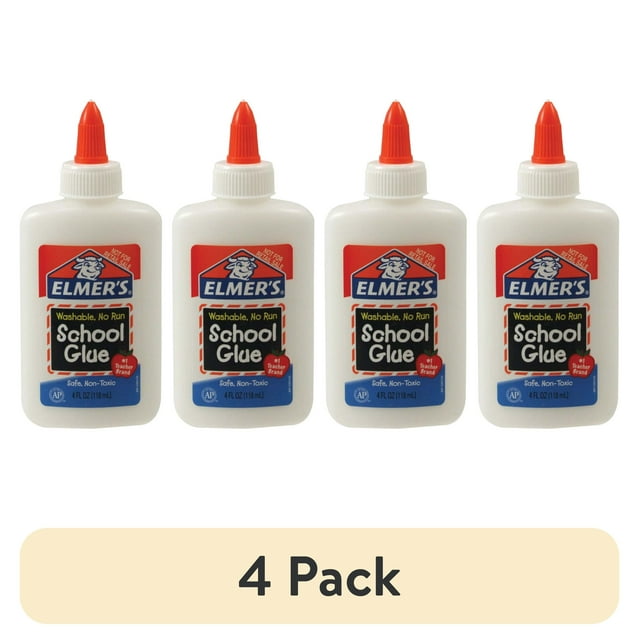 Elmer's Liquid School Glue, Washable, 4oz., 1 Count