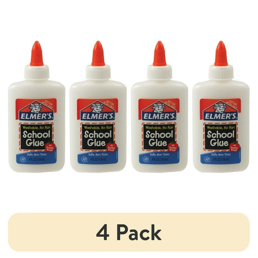 Elmer's Liquid School Glue, Washable, 4oz., 1 Count
