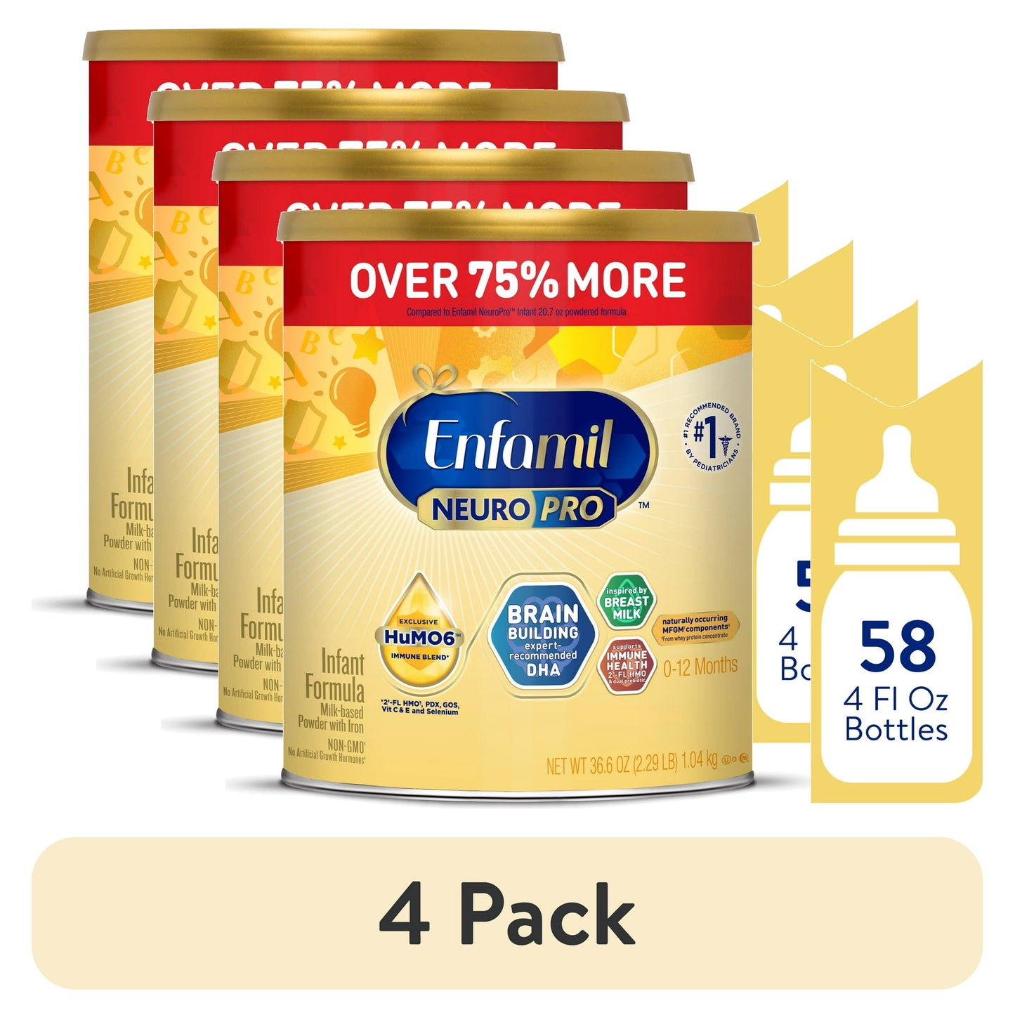 Enfamil NeuroPro Powder Baby Formula, Brain Support