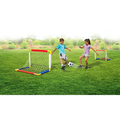 Colorful kids outdoor play equipment for active backyard fun and physical play for toddlers and young children.