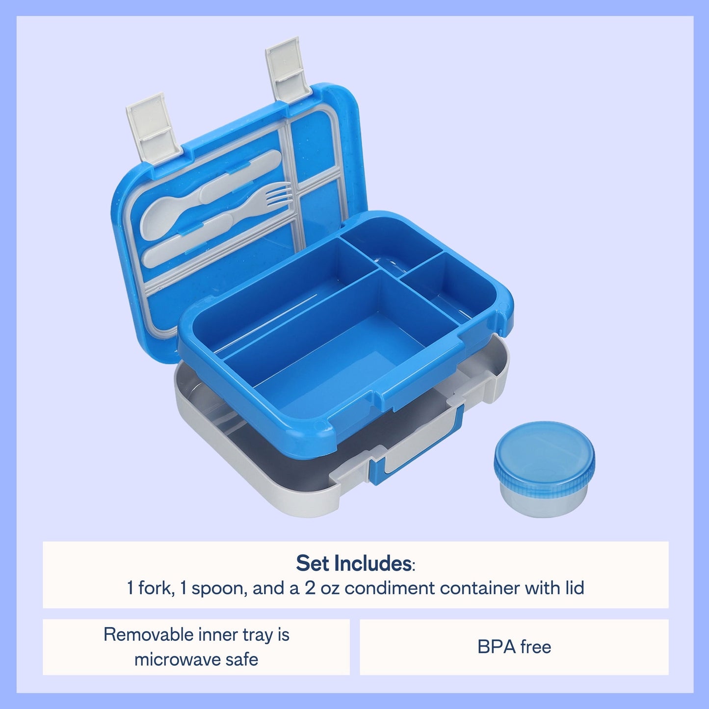 Premium reusable lunch box designed for everyday convenience.